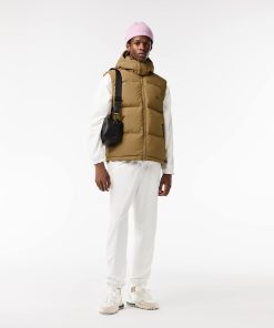 Lacoste Jackets & Coats-Mens Water-Repellent Puffer Vest-BH1611-51-lacoste cardigan 2