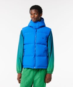 Lacoste Jackets & Coats-Mens Water-Repellent Puffer Vest-BH1611-51-lacoste usa