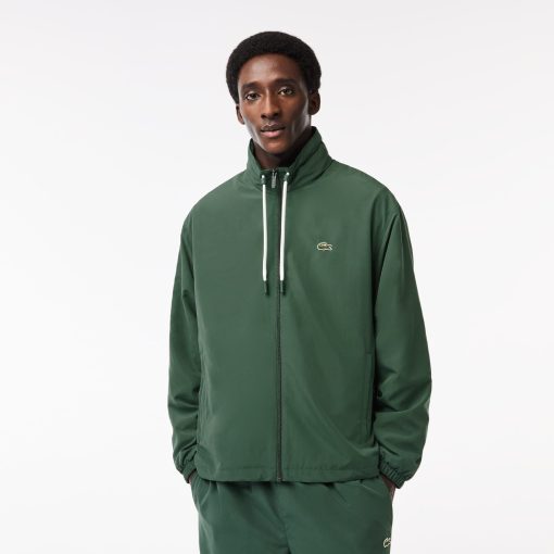 Lacoste Jackets & Coats-Mens Jacket with Removable Hood-BH1679-51-lacoste near me