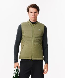 Lacoste Jackets & Coats-Mens Sport Quilted Vest-BH2684-51-lacoste store near me