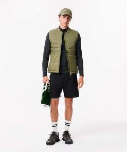 Lacoste Jackets & Coats-Mens Sport Quilted Vest-BH2684-51-lacoste store near me 2