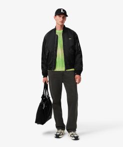 Lacoste Jackets & Coats-Mens Water-Repellent Bomber Jacket-BH2899-51-lacoste factory outlet 2