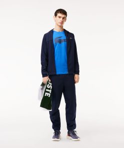 Lacoste Jackets & Coats-Mens Water-Repellent Sport Track Jacket-BH3466-51-lacoste outlet 2