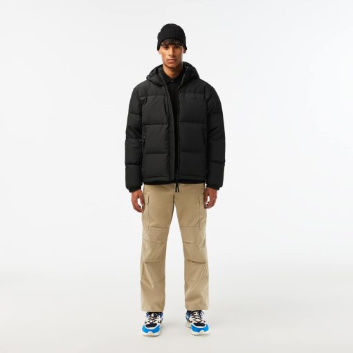 Lacoste Jackets & Coats-Mens Water-Repellent Puffer Jacket-BH3522-51-lacoste store - Image 2