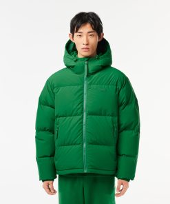 Lacoste Jackets & Coats-Mens Water-Repellent Puffer Jacket-BH3522-51-lacost