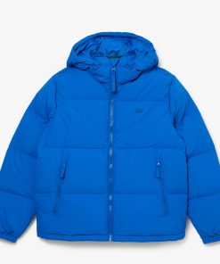 Lacoste Jackets & Coats-Mens Water-Repellent Puffer Jacket-BH3522-51-lacoste factory outlet