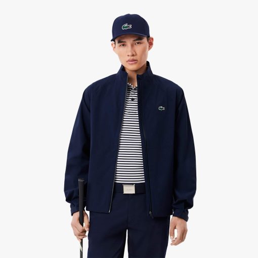 Lacoste Jackets & Coats-Mens Water-Repellent Golf Stretch Windbreaker-BH5044-51-lacoste france