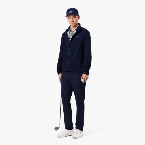 Lacoste Jackets & Coats-Mens Water-Repellent Golf Stretch Windbreaker-BH5044-51-lacosta - Image 2