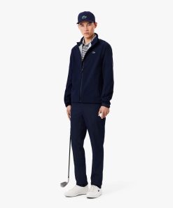 Lacoste Jackets & Coats-Mens Water-Repellent Golf Stretch Windbreaker-BH5044-51-lacoste france 2