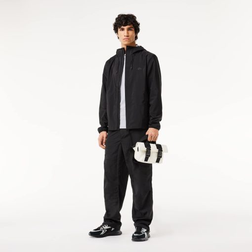 Lacoste Jackets & Coats-Mens Water-Repellent Track Jacket-BH5384-51-lacoste outlet - Image 2