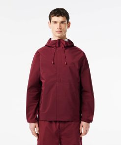 Lacoste Jackets & Coats-Mens Water-Repellent Track Jacket-BH5384-51-lacost