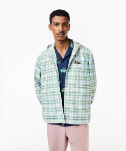 Lacoste Jackets & Coats-Men’s Checked Jacket-BH5464-51-lacoste us