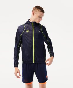 Lacoste Jackets & Coats-Men’s SPORT Roland Garros Edition Post-Match Jacket-BH6382-51-la coste