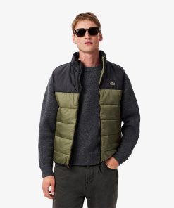 Lacoste Jackets & Coats-Mens Water-Repellent Puffer Vest-BH6761-51-la coste