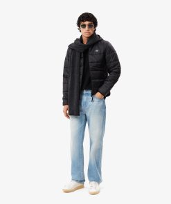 Lacoste Jackets & Coats-Mens Water-Repellent Quilted Puffer Jacket-BH6763-51-lacoste near me 2