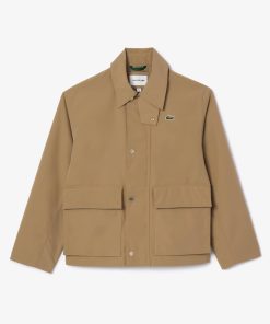 Lacoste Jackets & Coats-Mens Lightweight Water-Repellent Jacket-BH7277-51-la coste