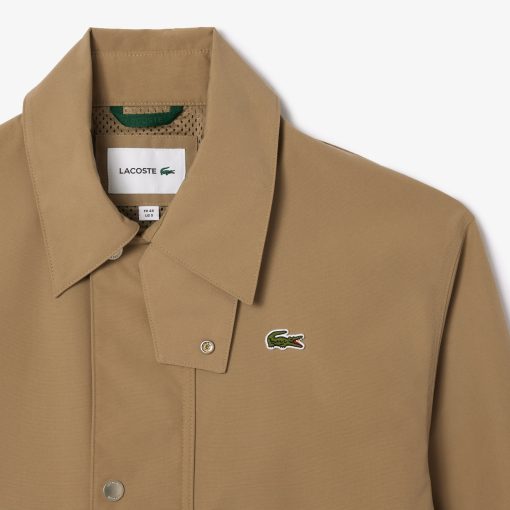 Lacoste Jackets & Coats-Mens Lightweight Water-Repellent Jacket-BH7277-51-la coste - Image 2