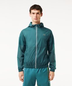 Lacoste Jackets & Coats-Mens Lightweight Water-Repellent Sport Jacket-BH7449-51-lacoste france