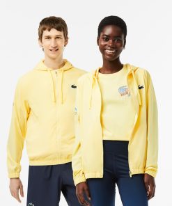 Lacoste Jackets & Coats-Unisex Lacoste Sport Miami Open Edition Jacket-BH9178-51-lacoste factory outlet