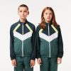 Lacoste Jackets & Coats-Kids Colorblock Zip-Up Jacket-BJ1129-51-lacoste cardigan 4