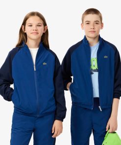 Lacoste Jackets & Coats-Kids Colorblock Track Jacket-BJ2467-51-lacoste outlet