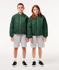 Lacoste Jackets & Coats-Kids Colorblock Bomber Jacket-BJ9731-51-lacoste cardigan