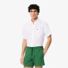 Lacoste Button Down Shirts-Mens Regular Fit Cotton Shirt-CH8522-51-lacost 3