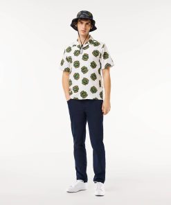 Lacoste Button Down Shirts-Mens Regular Hawaii Fit UV Protect Golf Shirt-CH7568-51-lacoste sale 2