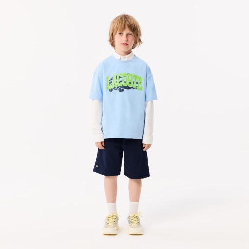 Lacoste T-Kids Oxford Pocket Shirt-CJ5296-51-lacosta - Image 2