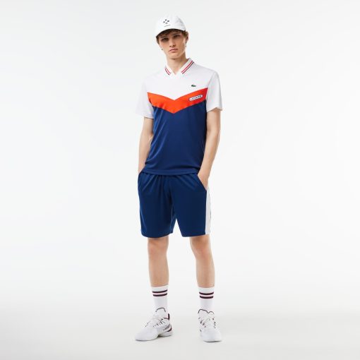 Lacoste Polos-Mens Lacoste Tennis x Daniil Medvedev Slim Fit Seamless Polo-DH1099-51-lacost - Image 2