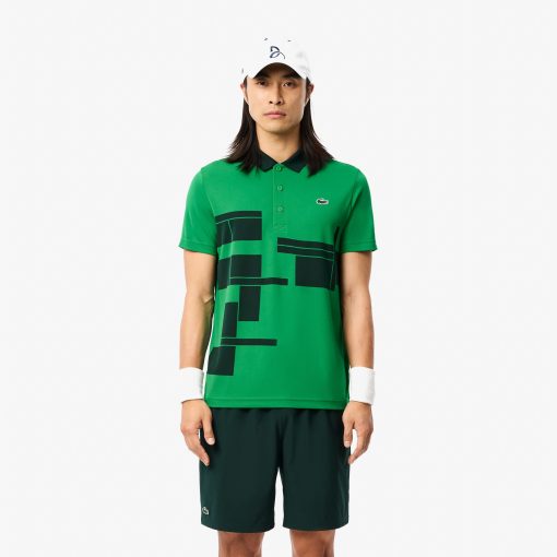 Lacoste Polos-Mens Regular Fit Lacoste Tennis x Novak Djokovic Fan Polo-DH2568-51-lacosta - Image 2