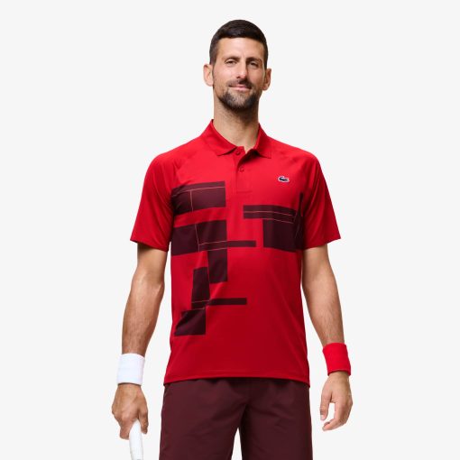 Lacoste Polos-Mens Lacoste Tennis x Novak Djokovic Regular Fit Player Polo-DH2614-51-lacoste near me