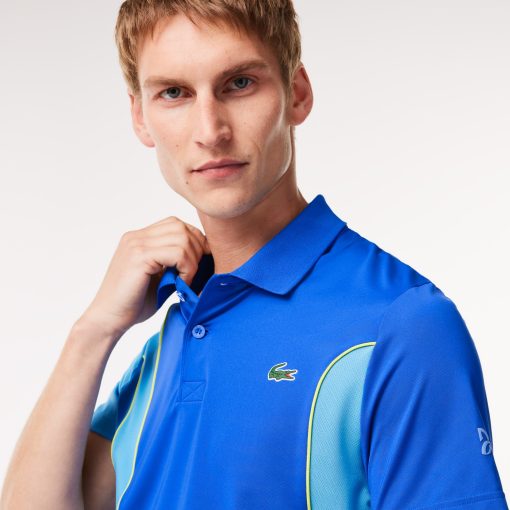 Lacoste Polos-Mens SPORT Novak Djokovic Regular Fit Colorblock Polo-DH3543-51-lacoste store near me - Image 2