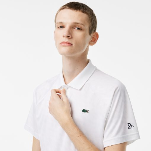 Lacoste Polos-Mens Lacoste Tennis x Novak Djokovic Fan Version Polo-DH5174-51-lacoste usa - Image 2