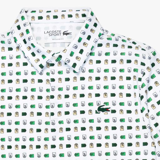 Lacoste Polos-Mens Regular Fit UV Protect Golf Polo-DH5175-51-la coste - Image 2