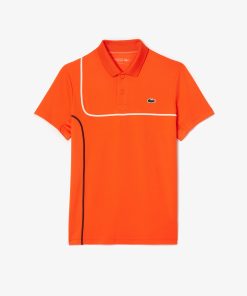 Lacoste Polos-Mens Regular Fit Ultra Dry Piqué Tennis Polo-DH7362-51-lacoste store 2