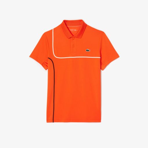 Lacoste Polos-Mens Regular Fit Ultra Dry Piqué Tennis Polo-DH7362-51-locoste - Image 2