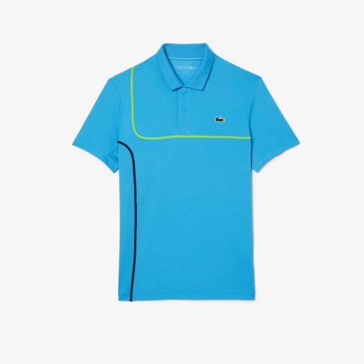 Lacoste Polos-Mens Regular Fit Ultra Dry Piqué Tennis Polo-DH7362-51-lacoste cardigan - Image 2