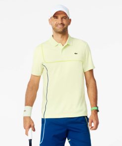 Lacoste Polos-Mens Regular Fit Ultra Dry Piqué Tennis Polo-DH7362-51-la coste