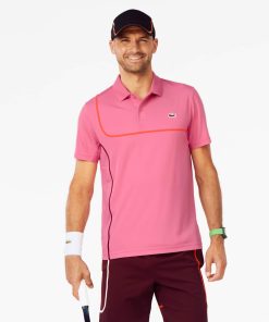 Lacoste Polos-Mens Regular Fit Ultra Dry Piqué Tennis Polo-DH7362-51-lacoste near me