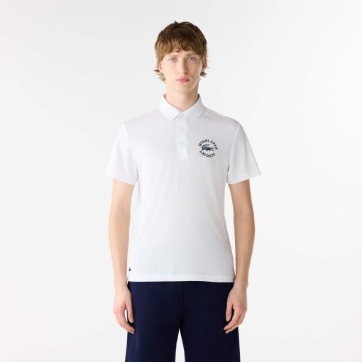 Lacoste Polos-Mens Miami Open Edition Ultra-Dry Piqué Polo-DH7759-51-lacoste cardigan