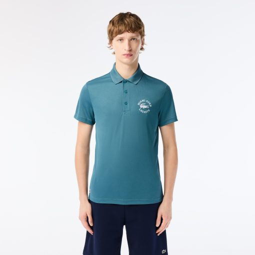 Lacoste Polos-Mens Miami Open Edition Ultra-Dry Piqué Polo-DH7759-51-la coste