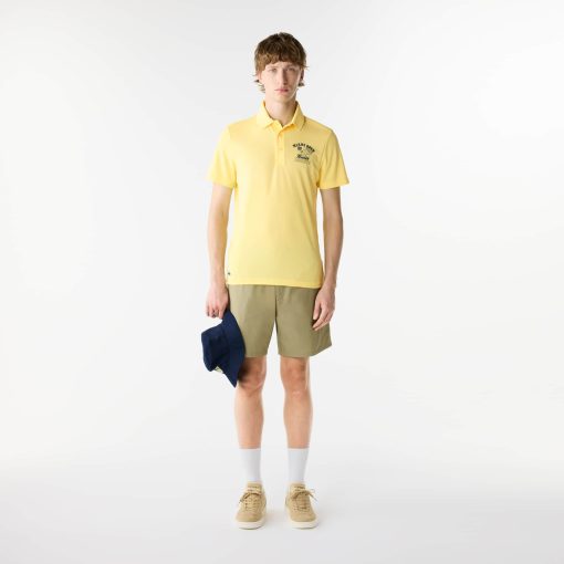 Lacoste Polos-Mens Miami Open Edition Ultra-Dry Piqué Polo-DH7763-51-lacoste sale - Image 2