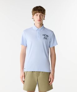 Lacoste Polos-Mens Miami Open Edition Ultra-Dry Piqué Polo-DH7763-51-lacoste store near me