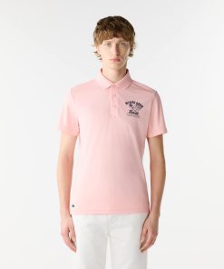 Lacoste Polos-Mens Miami Open Edition Ultra-Dry Piqué Polo-DH7763-51-lacoste near me