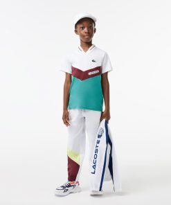 Lacoste Polos-Kids Lacoste Tennis x Daniil Medvedev Jersey Polo-DJ1318-51-lacoste france 2