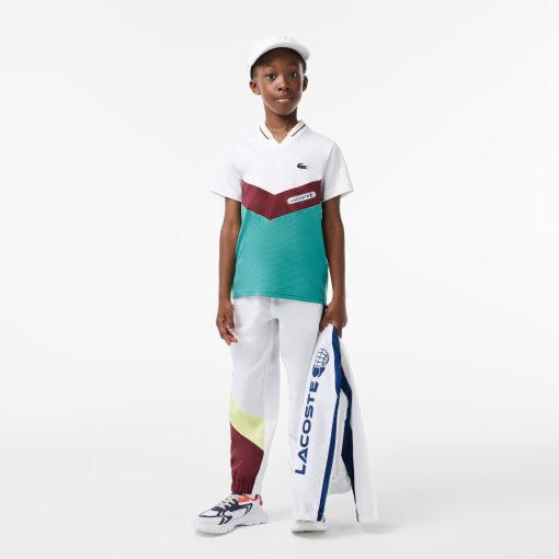 Lacoste Polos-Kids Lacoste Tennis x Daniil Medvedev Jersey Polo-DJ1318-51-lacoste france - Image 2