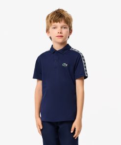 Lacoste Polos-Kids Ultra Dry Piqué Tennis Polo-DJ2473-51-lacoste france