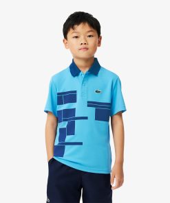 Lacoste Polos-Kids Lacoste Tennis x Novak Djokovic Piqué Polo-DJ2492-51-lacoste sale