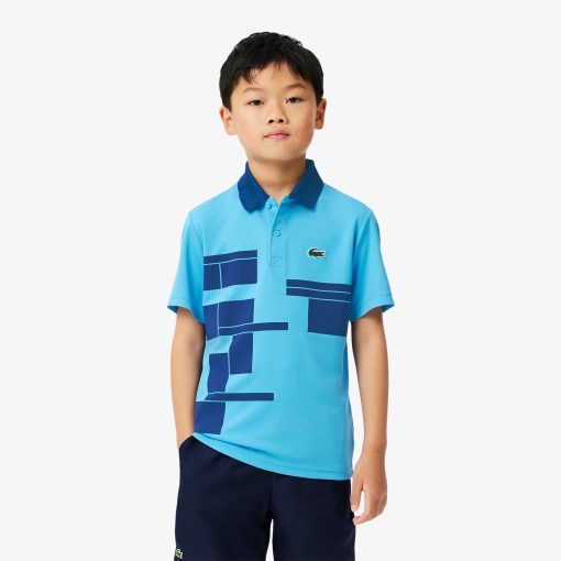 Lacoste Polos-Kids Lacoste Tennis x Novak Djokovic Piqué Polo-DJ2492-51-lacoste sale